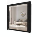 Milan Fully Mirrored Door Sliding Wardrobe - 150 cm