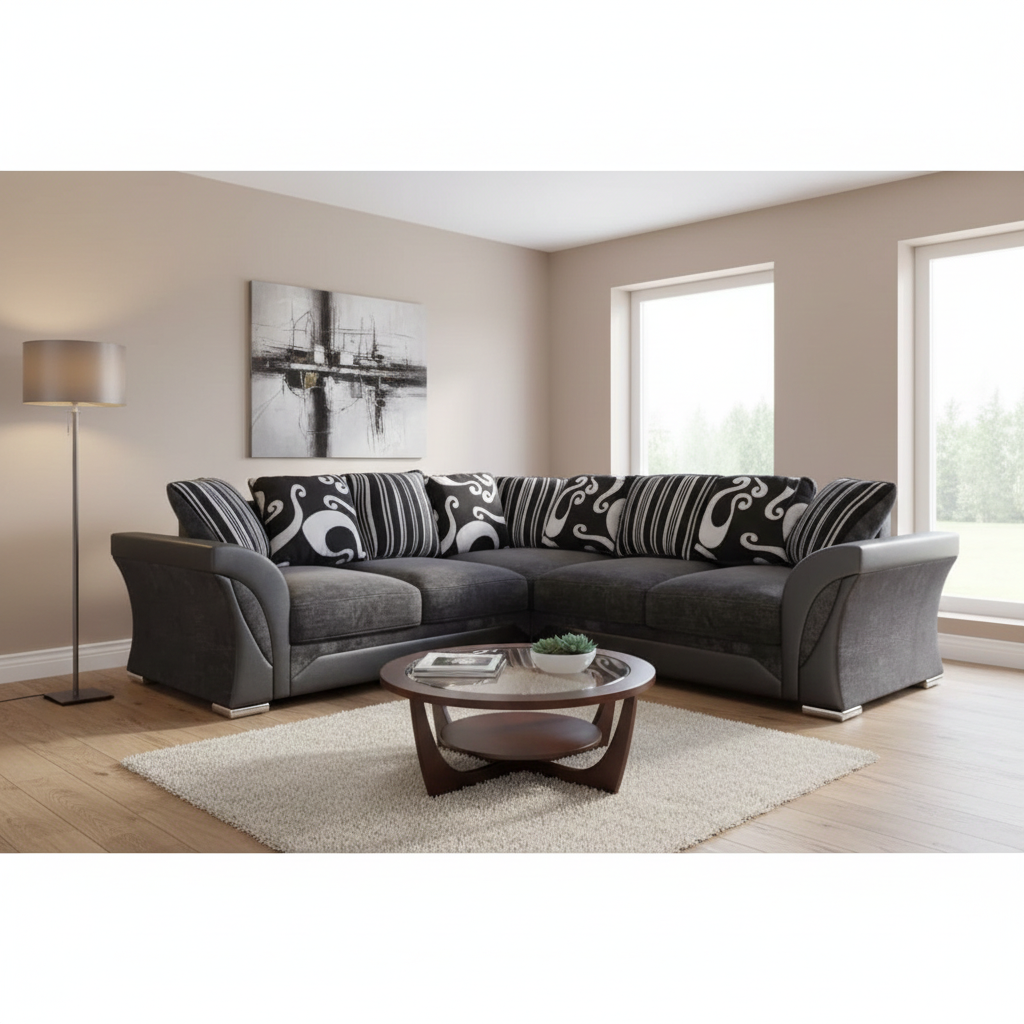 Shannon Universal Corner Sofa - Chenille Upholstery