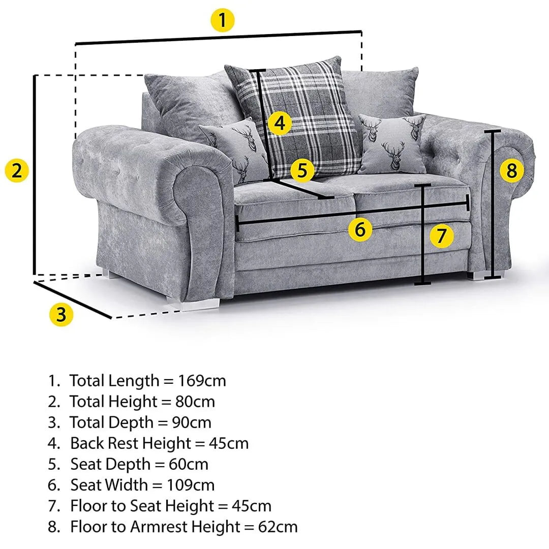 Verona 3+2 Seater Sofa Set