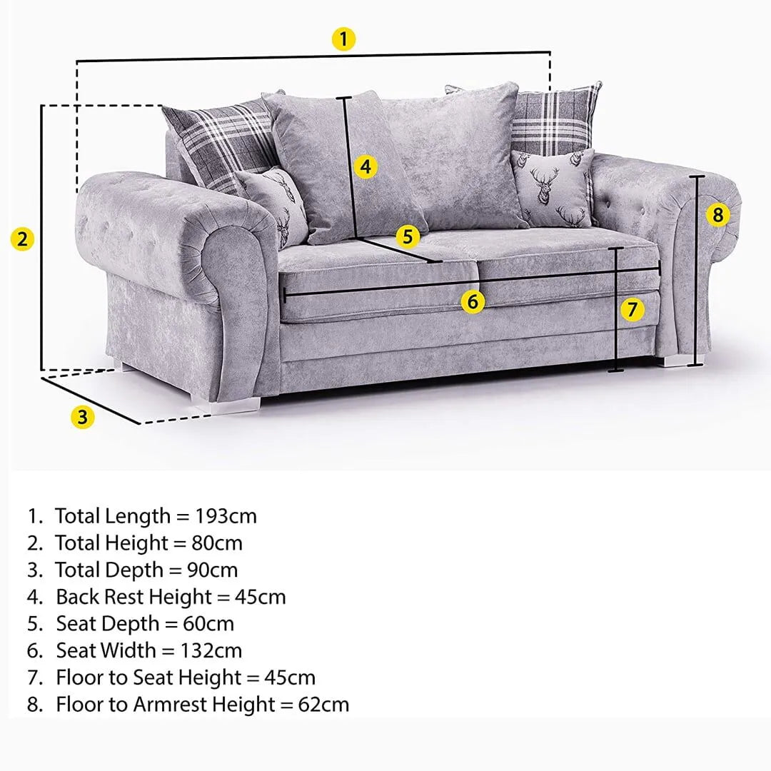 Verona 3+2 Seater Sofa Set